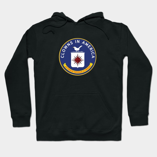 CIA: Clowns In America Hoodie by QAnon Anonymous